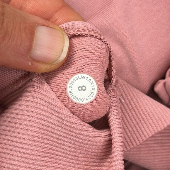 Lululemon Ebb To Street Tank *Light Support For B/C Cup Pink Taupe - Picture 5 of 5